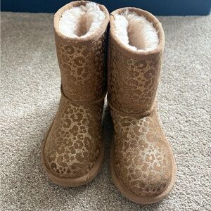 UGG Boots with Leopard Design